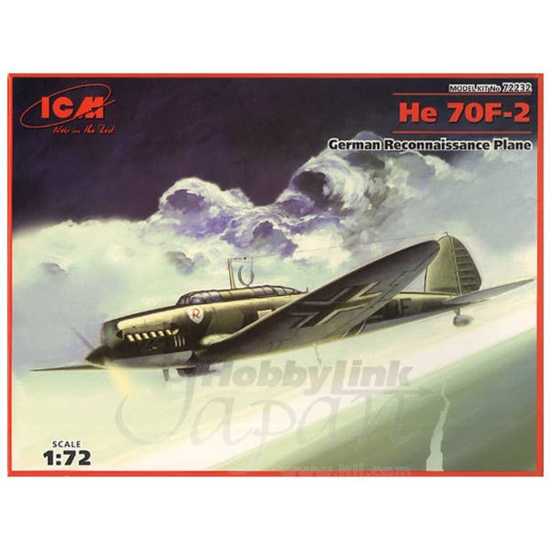 1/72 He70F-2 German Reconnaissance Plane