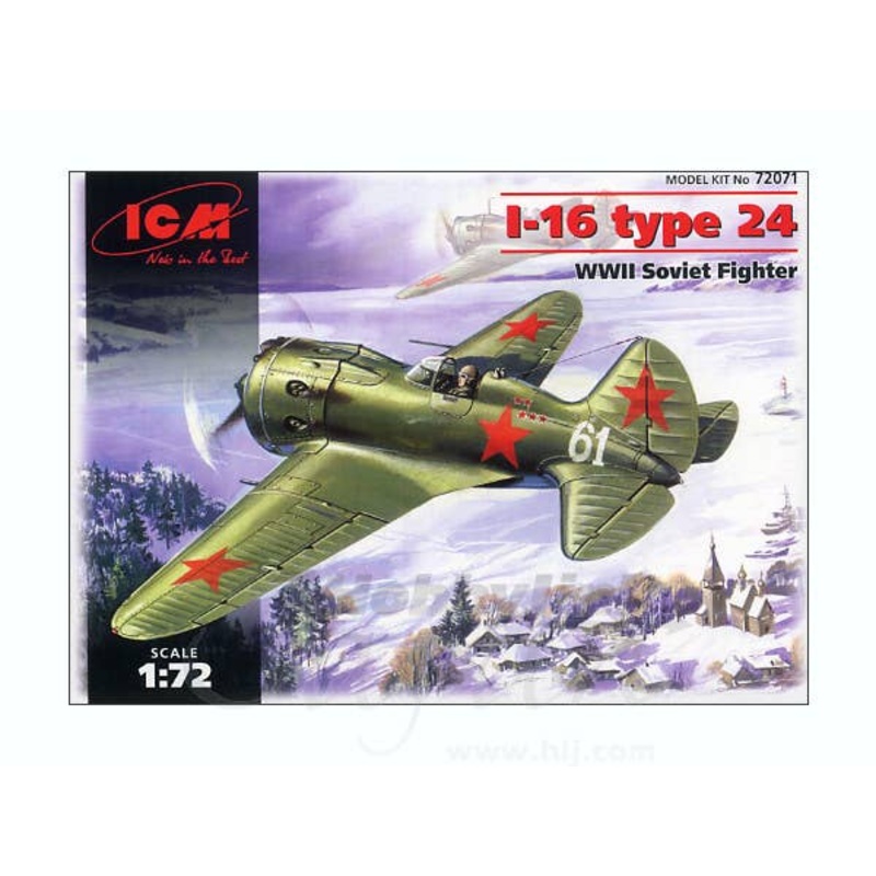 1/72 I-16 Type 24 WWII Soviet Fighter