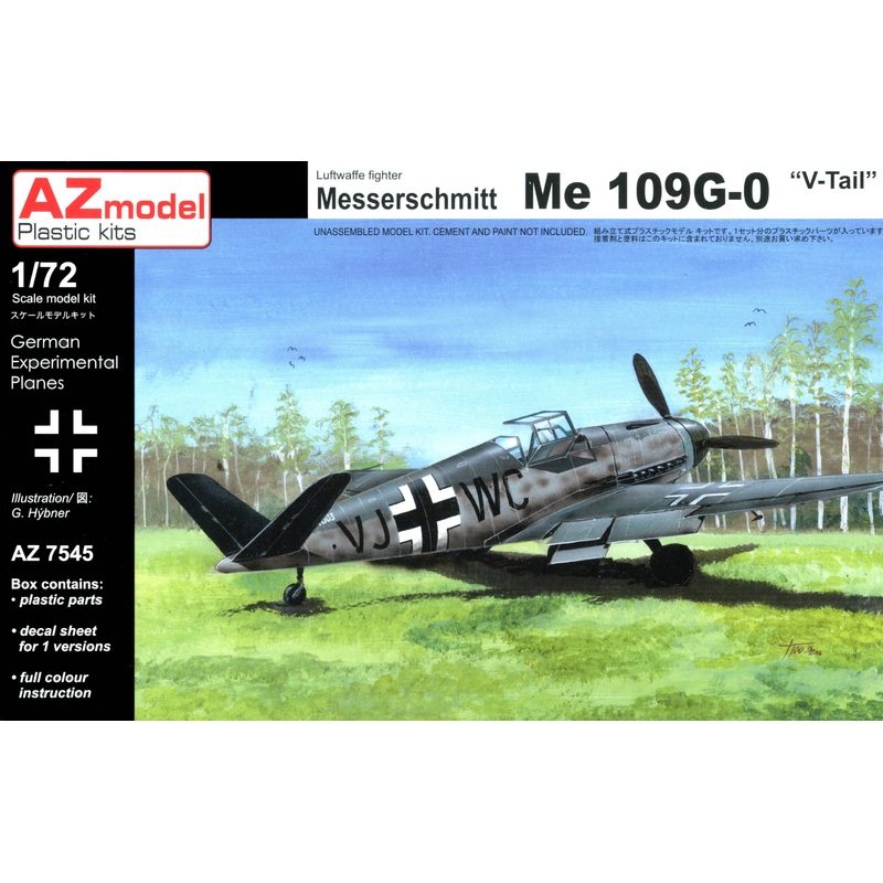 1/72 Messerschmitt Bf109G-0 V48 V-tail
