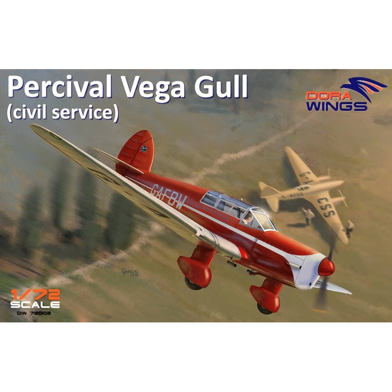 1/72 Percival Vega Gull (Civil Registration)