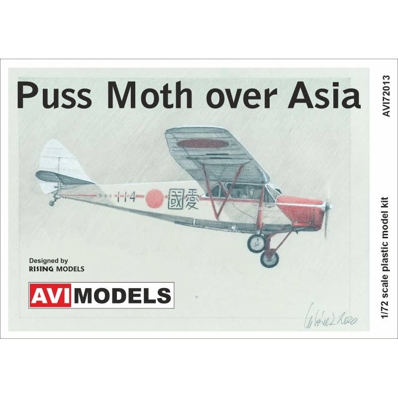 1/72 Puss Moth over Asia