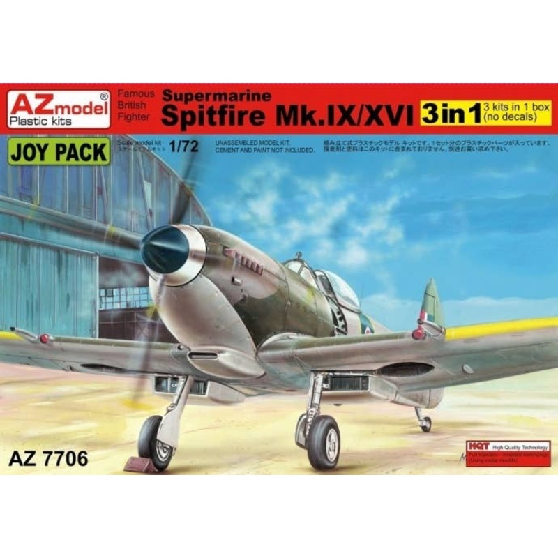 1/72 Spitfire Mk.IX/X VI Joy Pack 3 in 1 (no decals included)