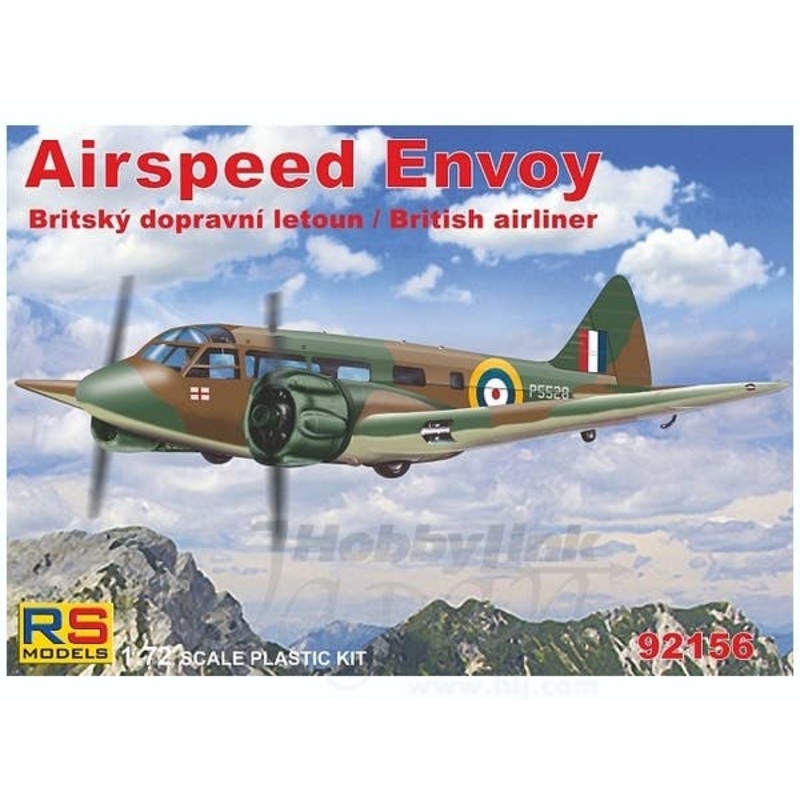 1/72 Airspeed Envoy British Airliner