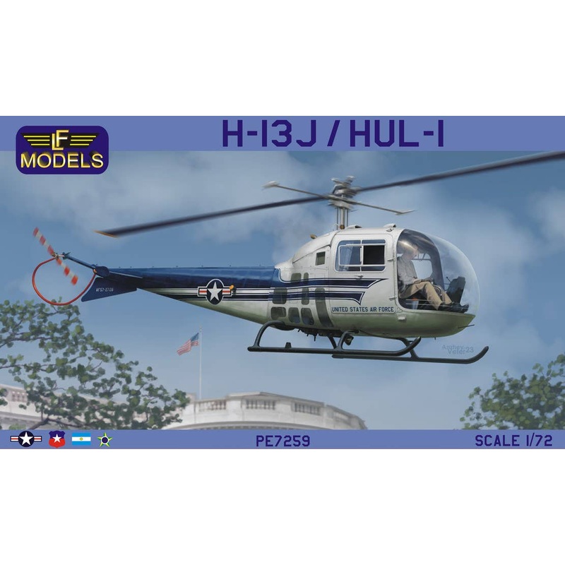 1/72 Bell H-13J/HUL-1 (US VIP Transport, USN, Brazil, Argentina, Chile)