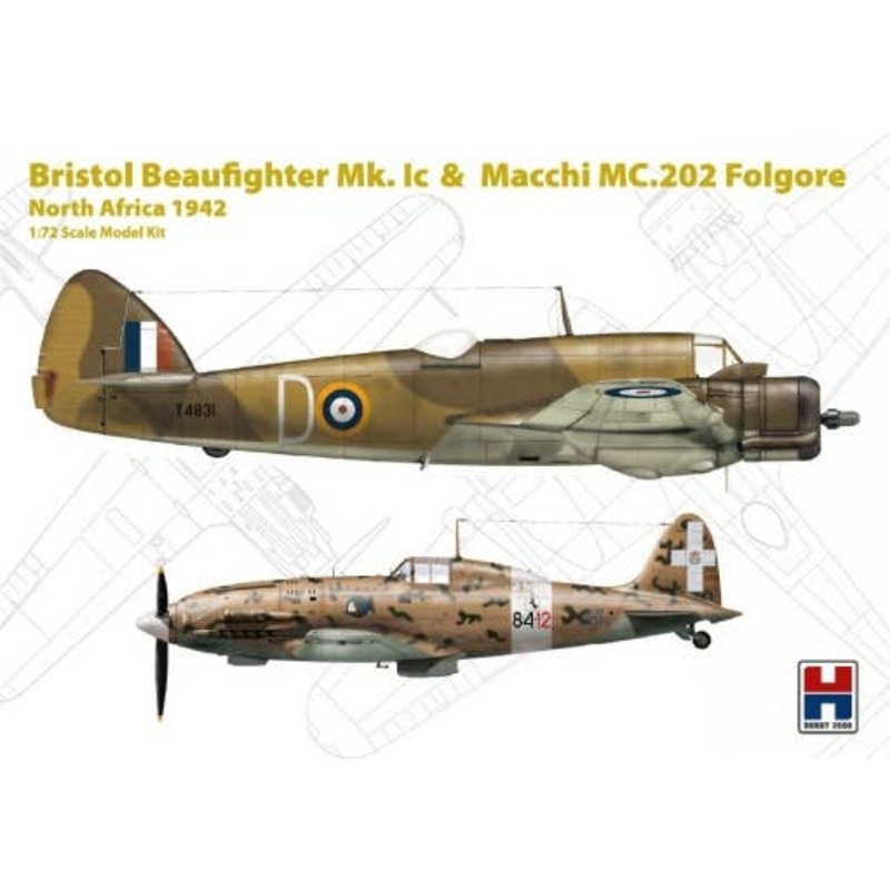 1/72 Bristol Beaufighter Mk.IC & Macchi MC.202