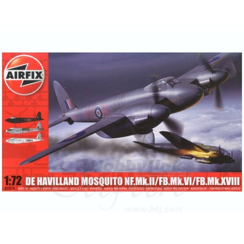 1/72 DE Havilland Mosquito NF.Mk.II/FB.Mk.VI/FB.Mk.XVIII