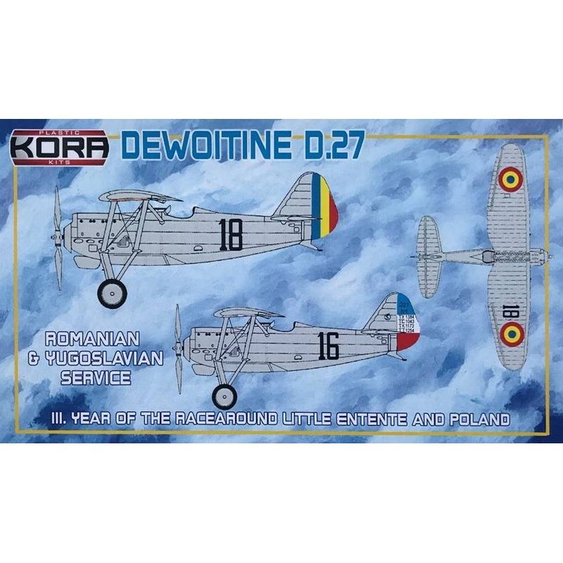 1/72 Dewoitine D.27 Romanian & Yugoslav Service
