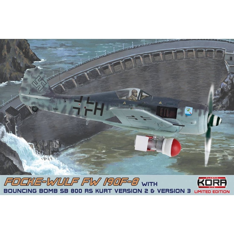 1/72 Fw 190F-8 w/SB 800RS Bouncing Bomb