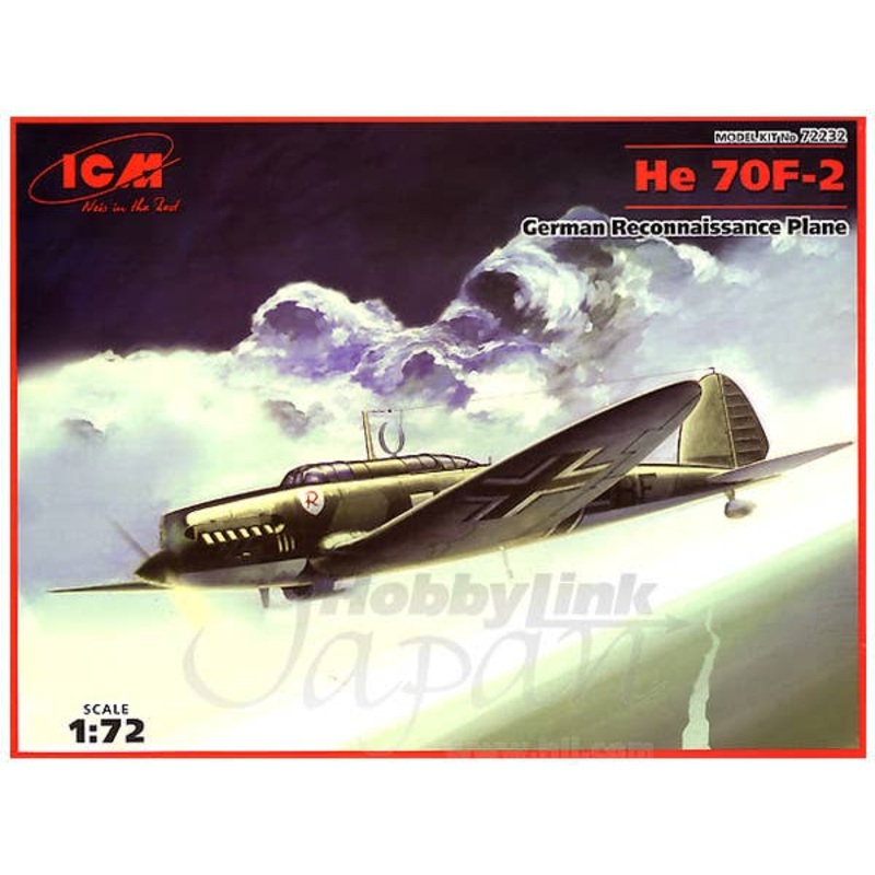 1/72 He 70F-2 German Reconnaissance Plane