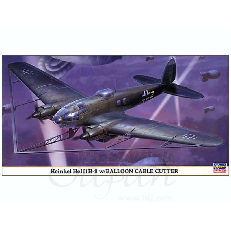 1/72 Heinkel He111H-8 w/Balloon Cable Cutter
