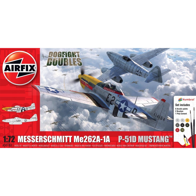 1/72 Me262A-1A & P-51D Mustang "Dogfight Double"