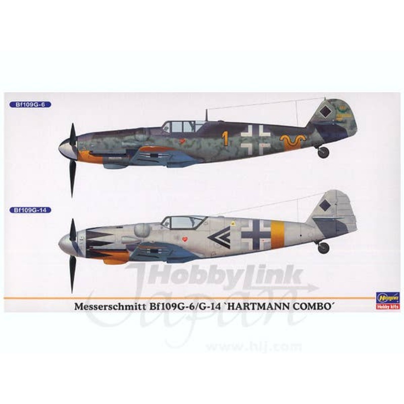 1/72 Messerschmitt Bf109G-6/G-14 Hartmann Combo