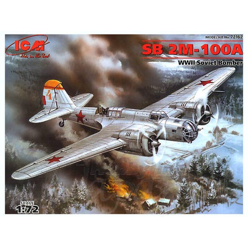 1/72 SB 2M-100A WWII Soviet Bomber