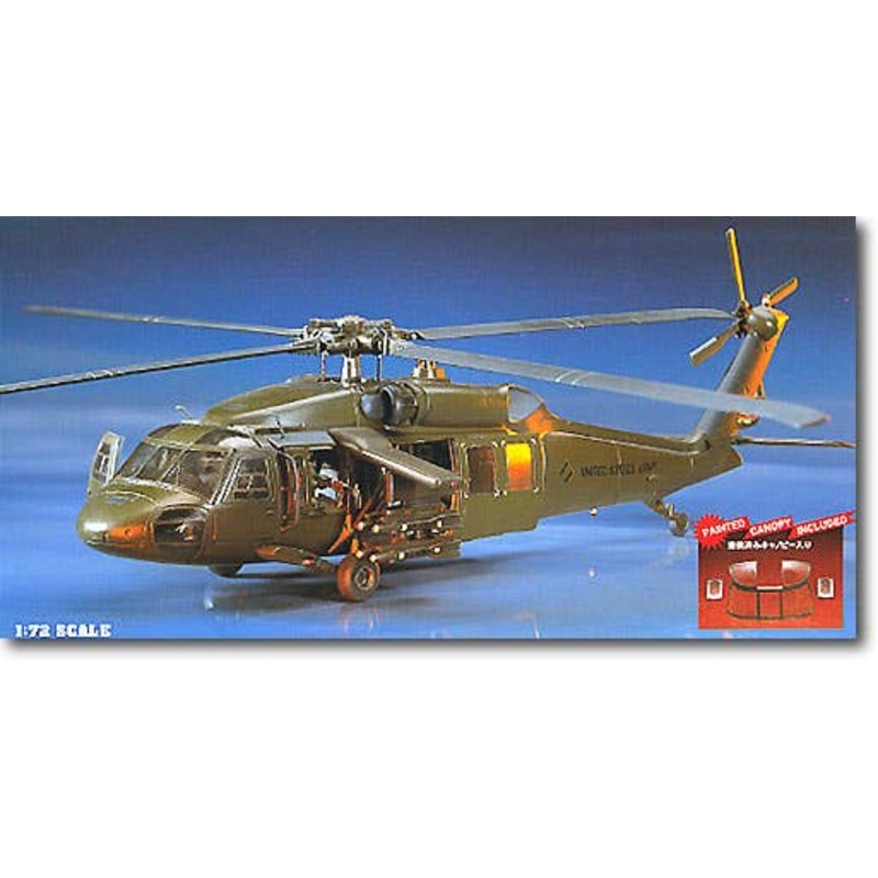 1/72 UH-60A Blackhawk w/Painted Canopy