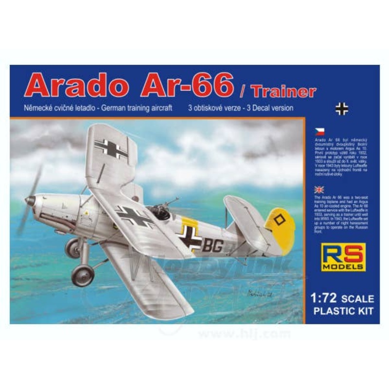 1/72 Arado 66 Trainer Luftwaffe