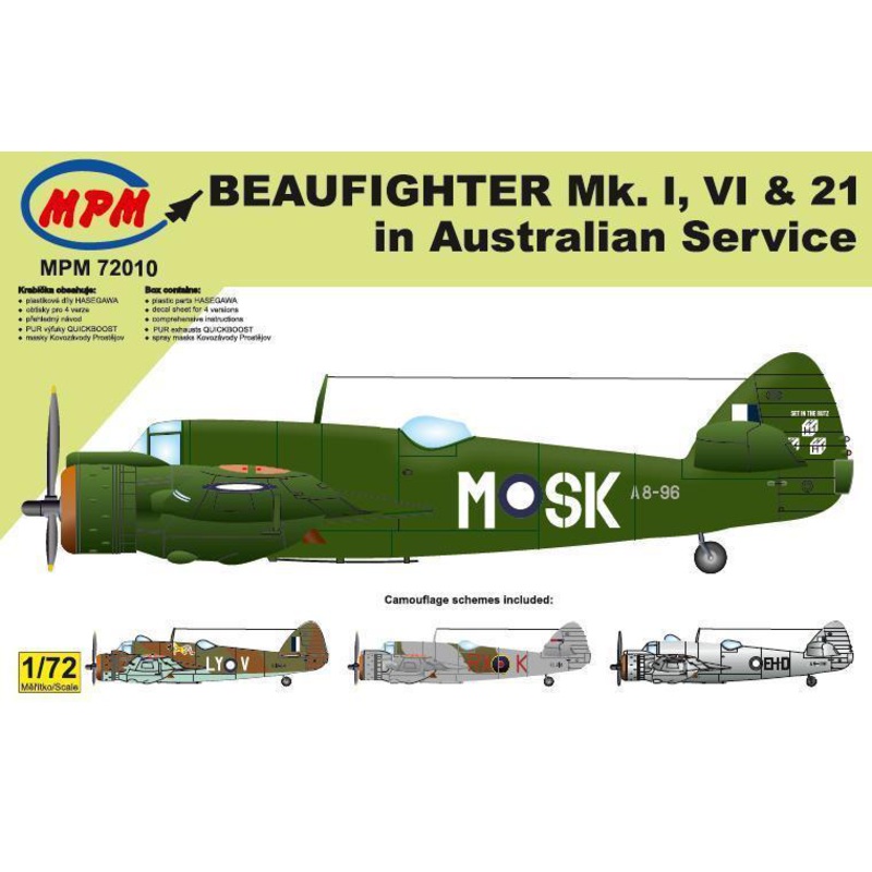 1/72 Bristol Beaufighter Mk.I/VI/21 "RAAF"