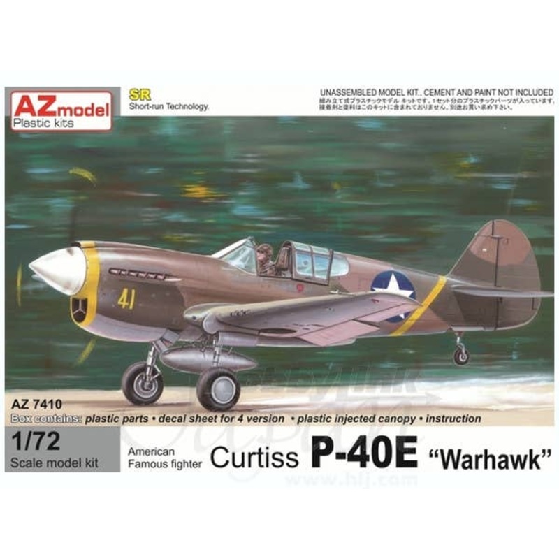 1/72 Curtiss P-40E Over USA