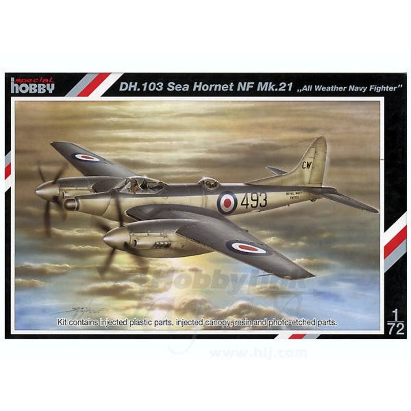 1/72 DH.103 Sea Hornet NF Mk. 21 All Weather Navy Fighter