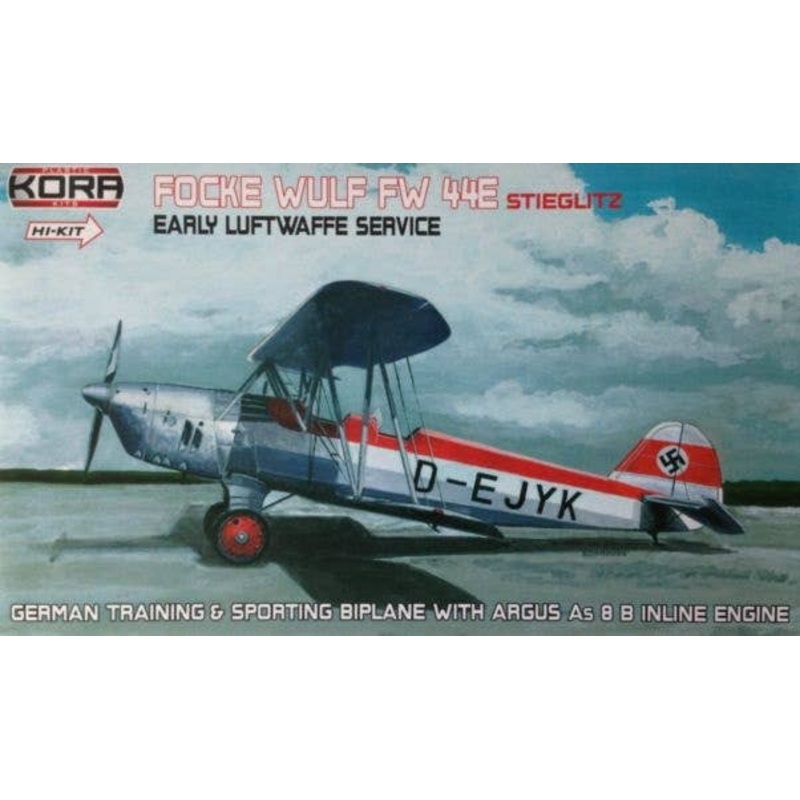 1/72 Focke Wulf Fw 44E Stieglitz Early Luftwaffe Service