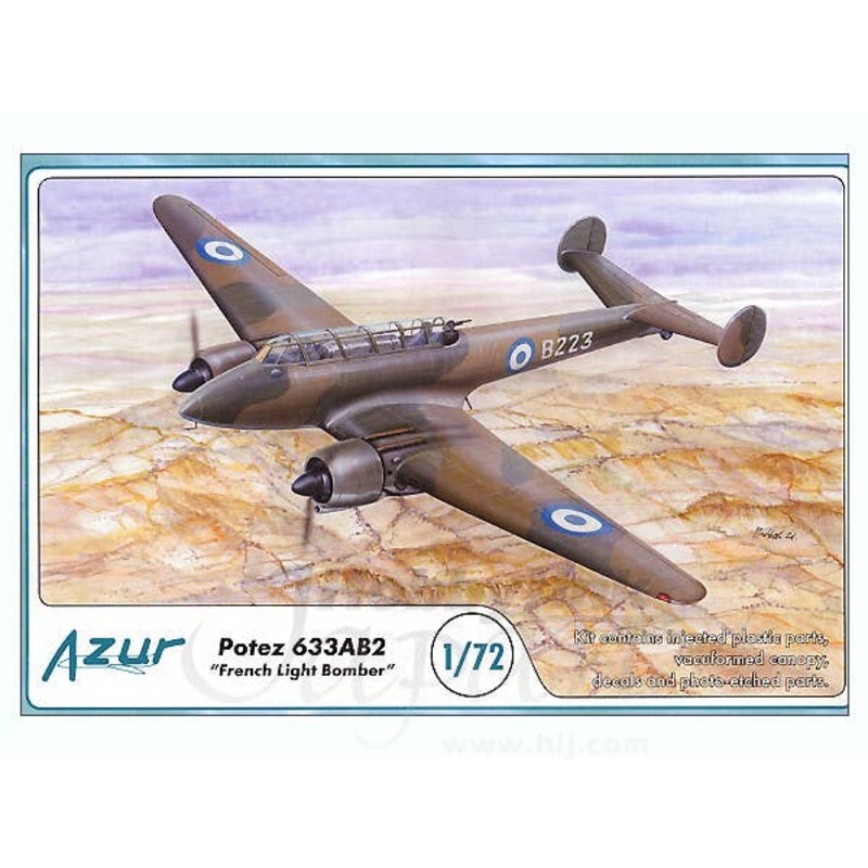1/72 Potez 633AB2 "French Light Bomber"