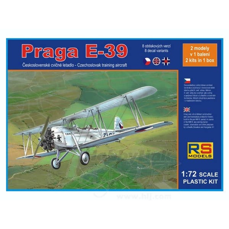 1/72 Praga E-39 Cz Trainer (2 kits included)
