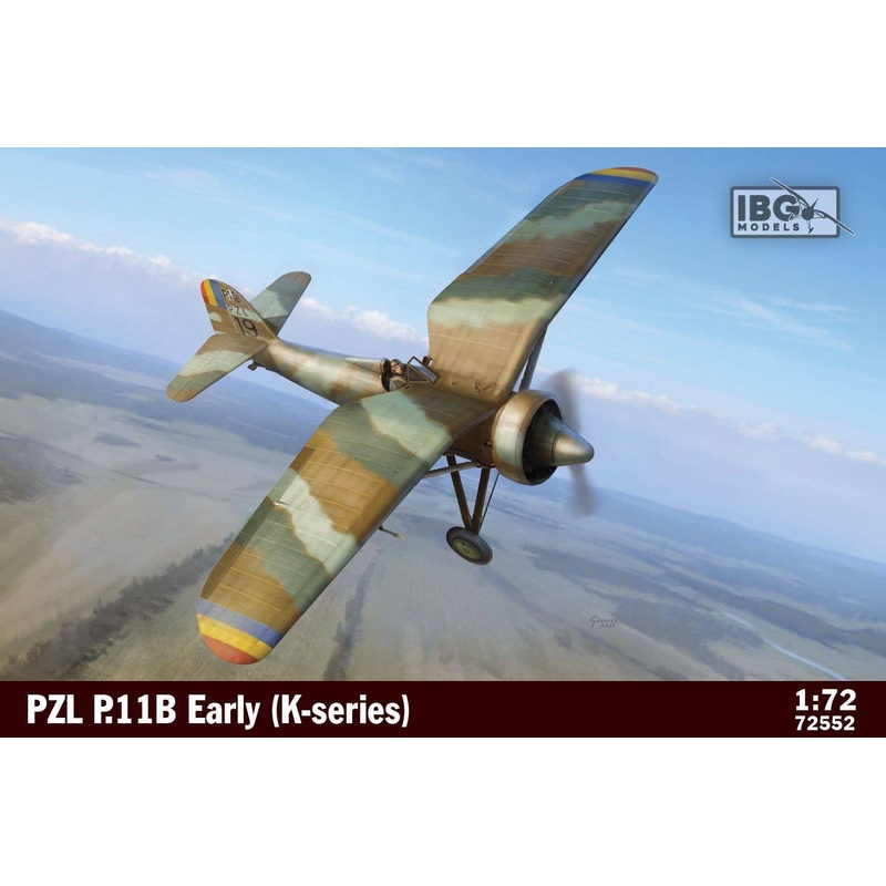 1/72 Romania PZL P.11B Early Fighter (K Series)