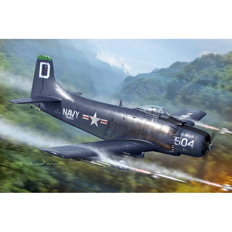 1/72 AD-3/4 (Early) Skyraider Over Korea