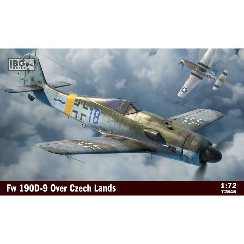 1/72 Focke-Wulf Fw190d-9 Fighter Over the Czech Republic