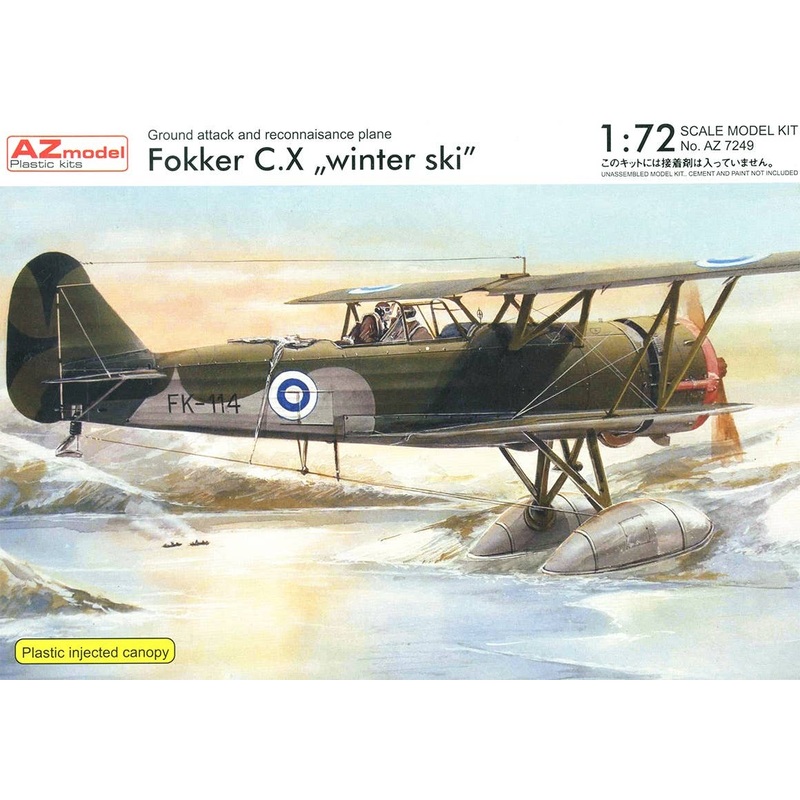1/72 Fokker C.X Winter Ski