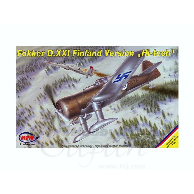 1/72 Fokker D.XXI Finland Version Hi-Tech