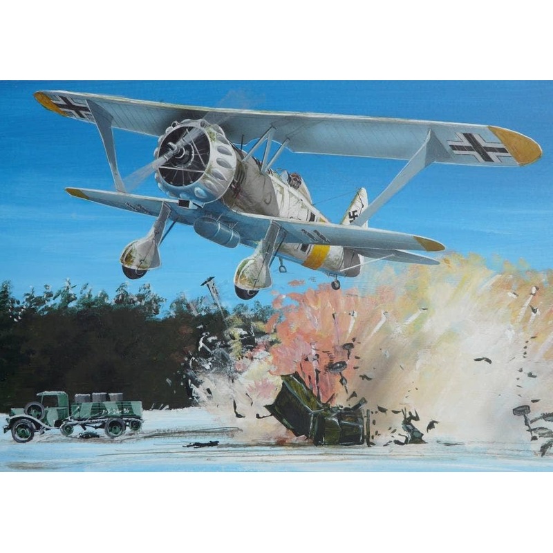 1/72 Henschel Hs 123A. "Special Scheme" New Molds