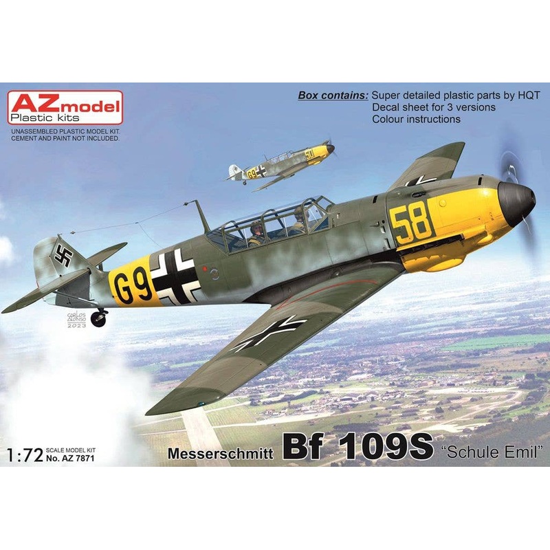 1/72 Messerschmitt Bf109S Schule Emil