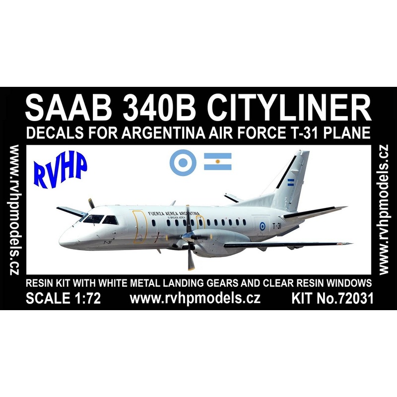 1/72 Saab 340B Cityliner (Argentina T-31)