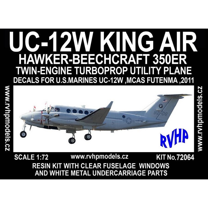 1/72 UC-12W King Air Hawker-Beechcraft 350ER (US Marines)