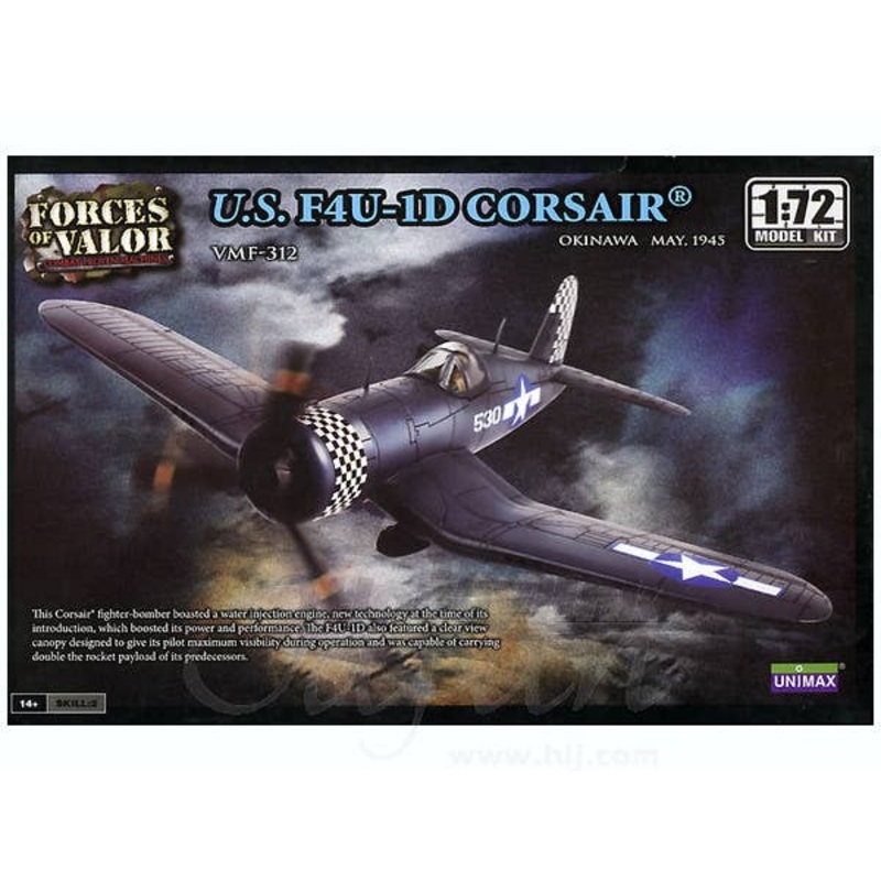 1/72 US F4U-1D Corsair VMF-312 Okinawa May 1945