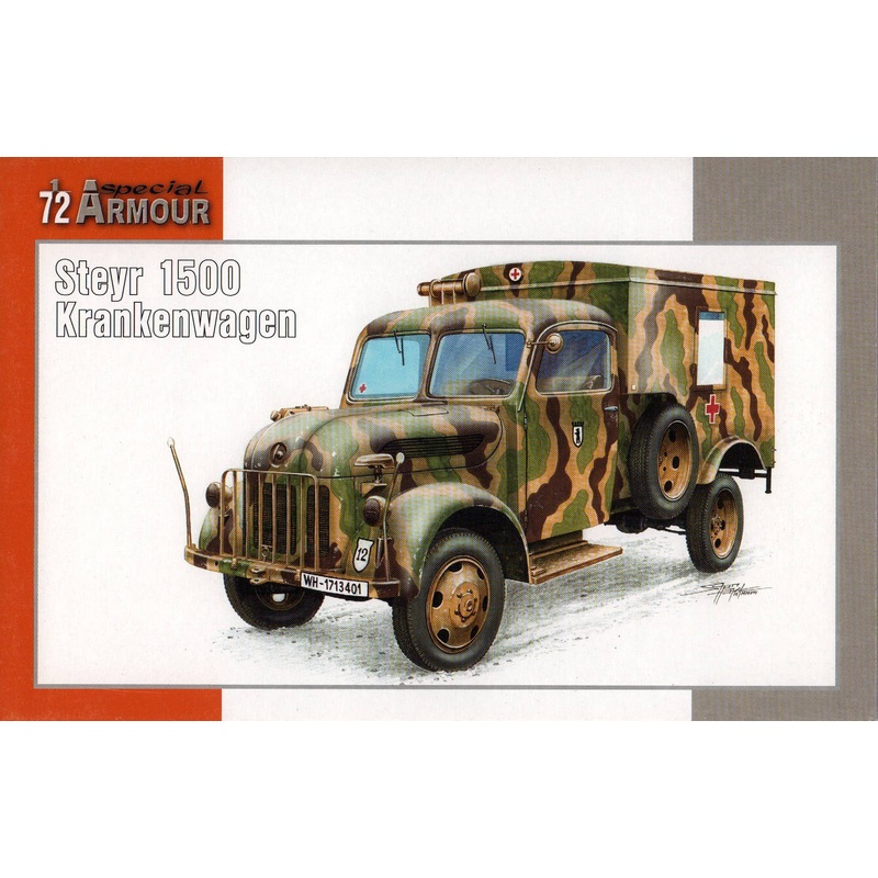 1/72 WWII German Steyr 1500 Krankenwagen