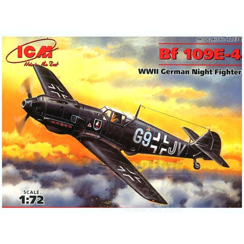 1/72 Bf109E-4 WWII German Night Fighter