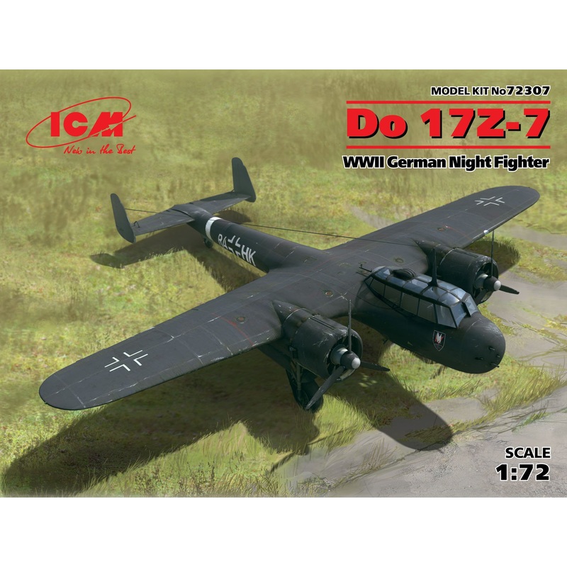 1/72 Dornier Do 17Z-7 WWII German Night Fighter