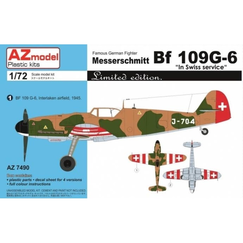 1/72 Messerschmitt Bf 109G-6 In Swiss Service