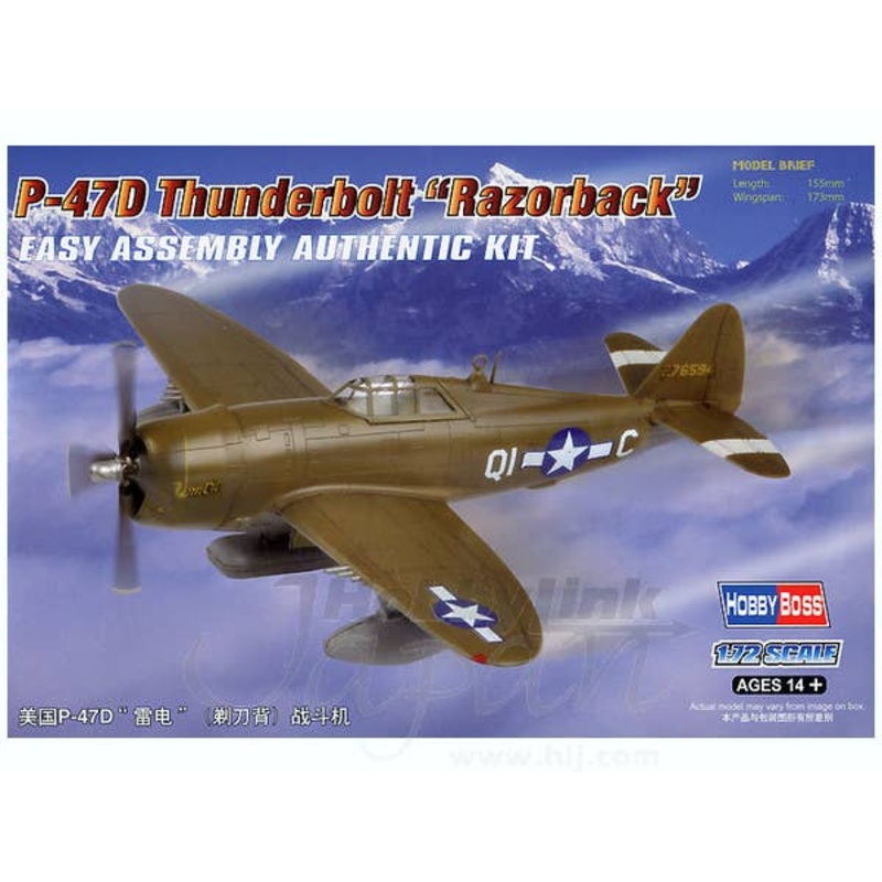 1/72 P-47 Thunderbolt Razorback