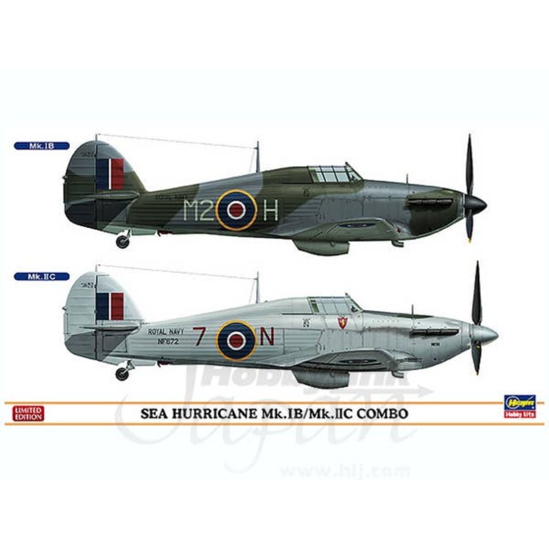 1/72 Sea Hurricane Mk.1B/Mk.2C Combo (2 Kits)