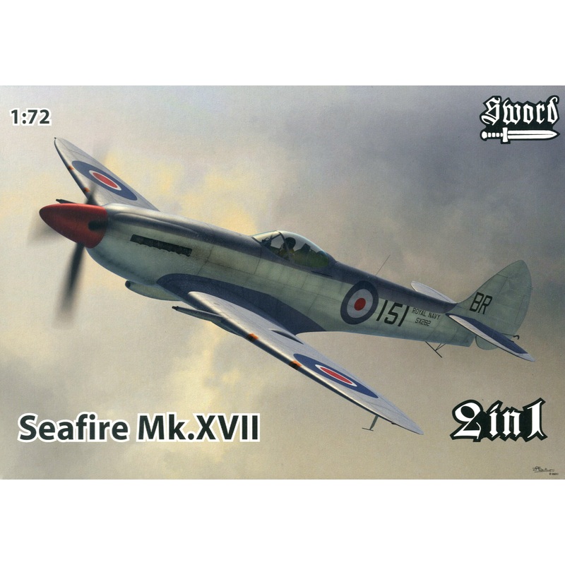 1/72 Seafire XVII 2 in 1