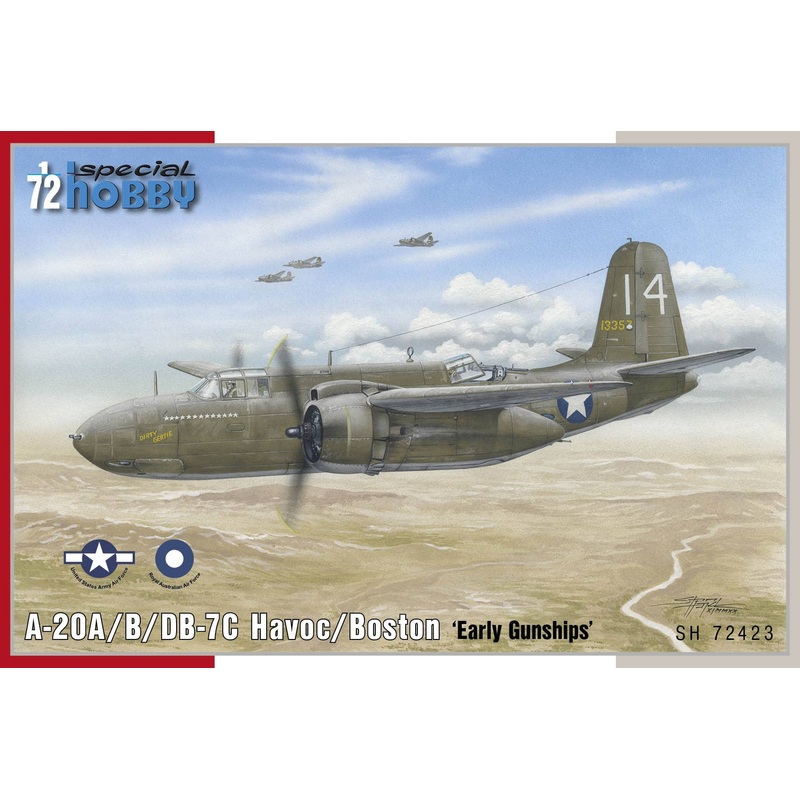 1/72 A-20A/B/DB-7C Havoc/Boston Early Gunships