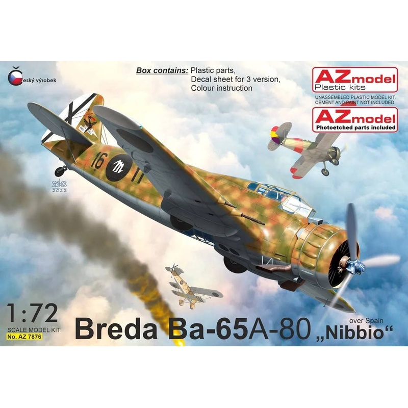 1/72 Breda Ba-65A-80 Nibbio Over Spain Deluxe Edition
