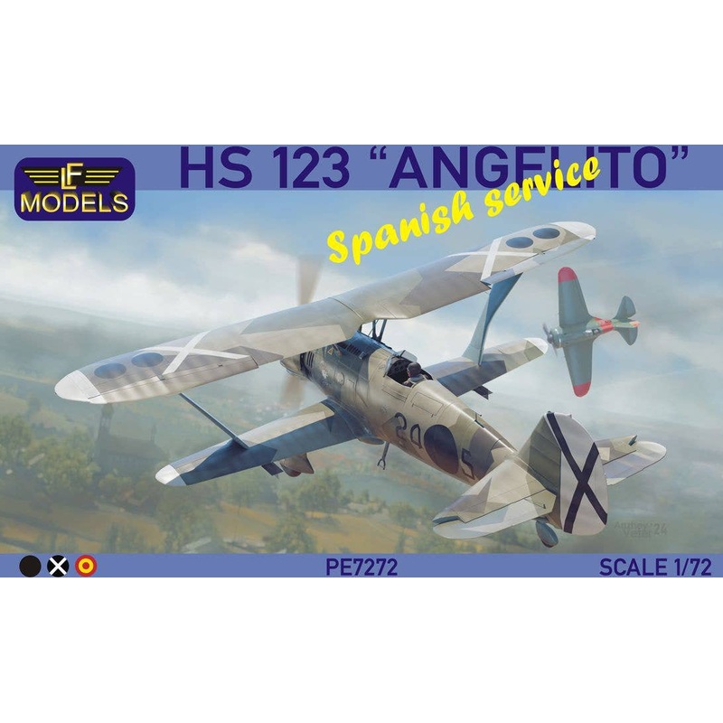 1/72 Hs 123 Angelito Spanish service