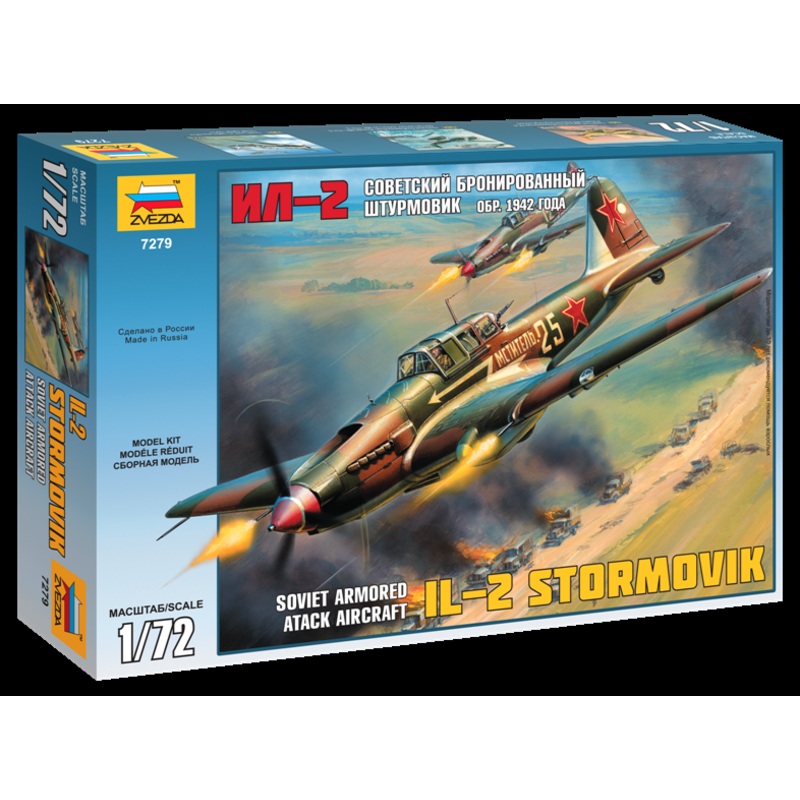 1/72 Ilyushin IL-2M Soviet WWII Fighter Aircraft