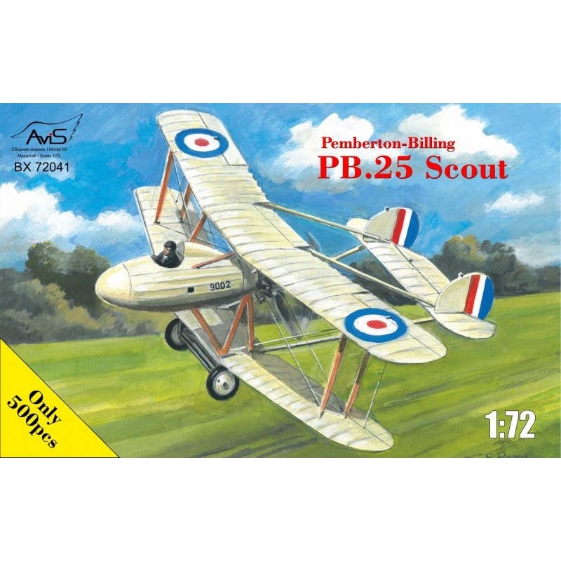 1/72 Pemberton Billing PB.25 Scout WW.I Reconnaissance Aircraft