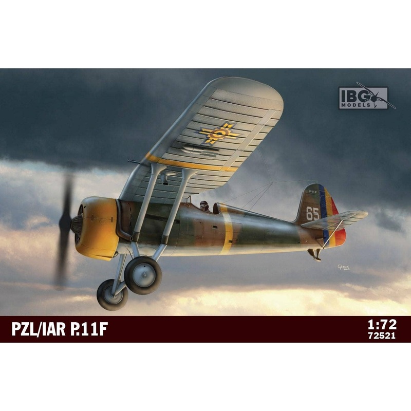 1/72 Romanian PZL P.11F Gull Wing Fighter