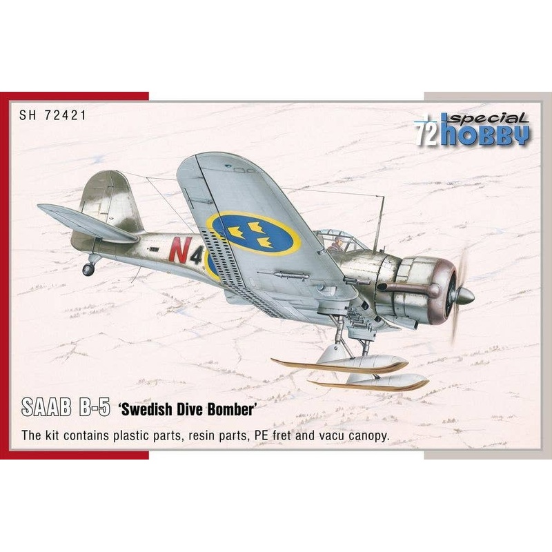 1/72 SAAB B-5 Swedish Dive Bomber