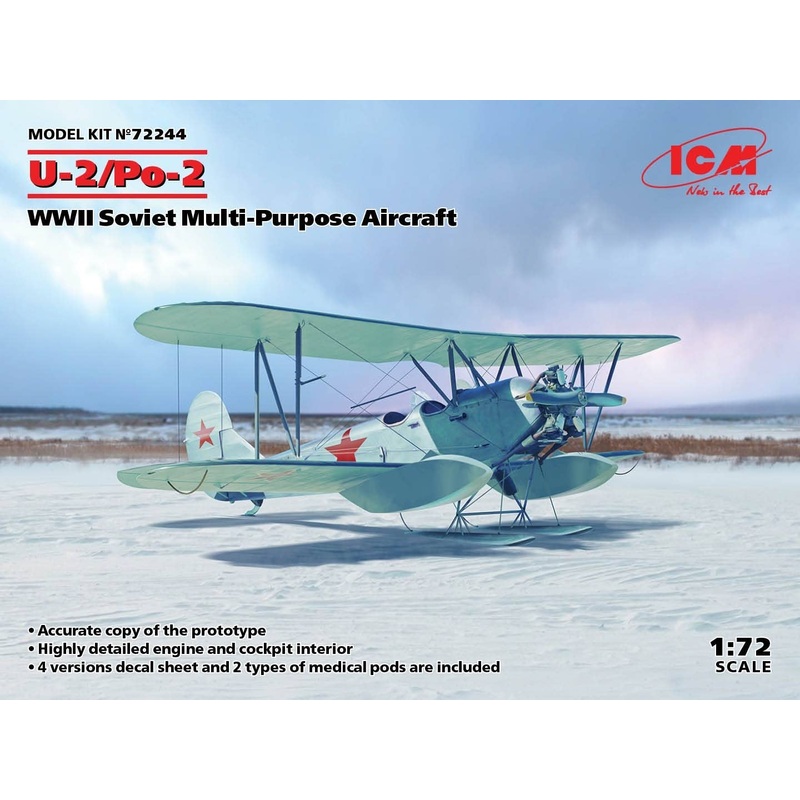 1/72 U-2/Po-2 WWII Soviet Multi-Purpose Aircraft